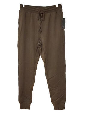 NWT Ladies High-Rise Slim Fit French Terry Jogger Pants Wild Fable Green Size M